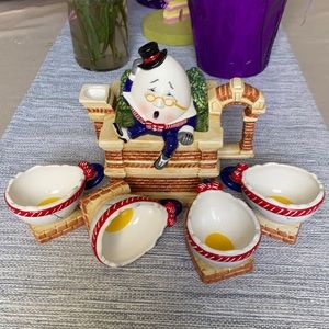 Vintage Department 56 Humpty Dumpty tea set